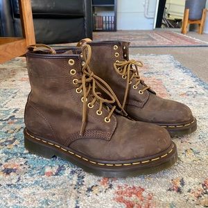 Dr Marten crazy horse brown boots